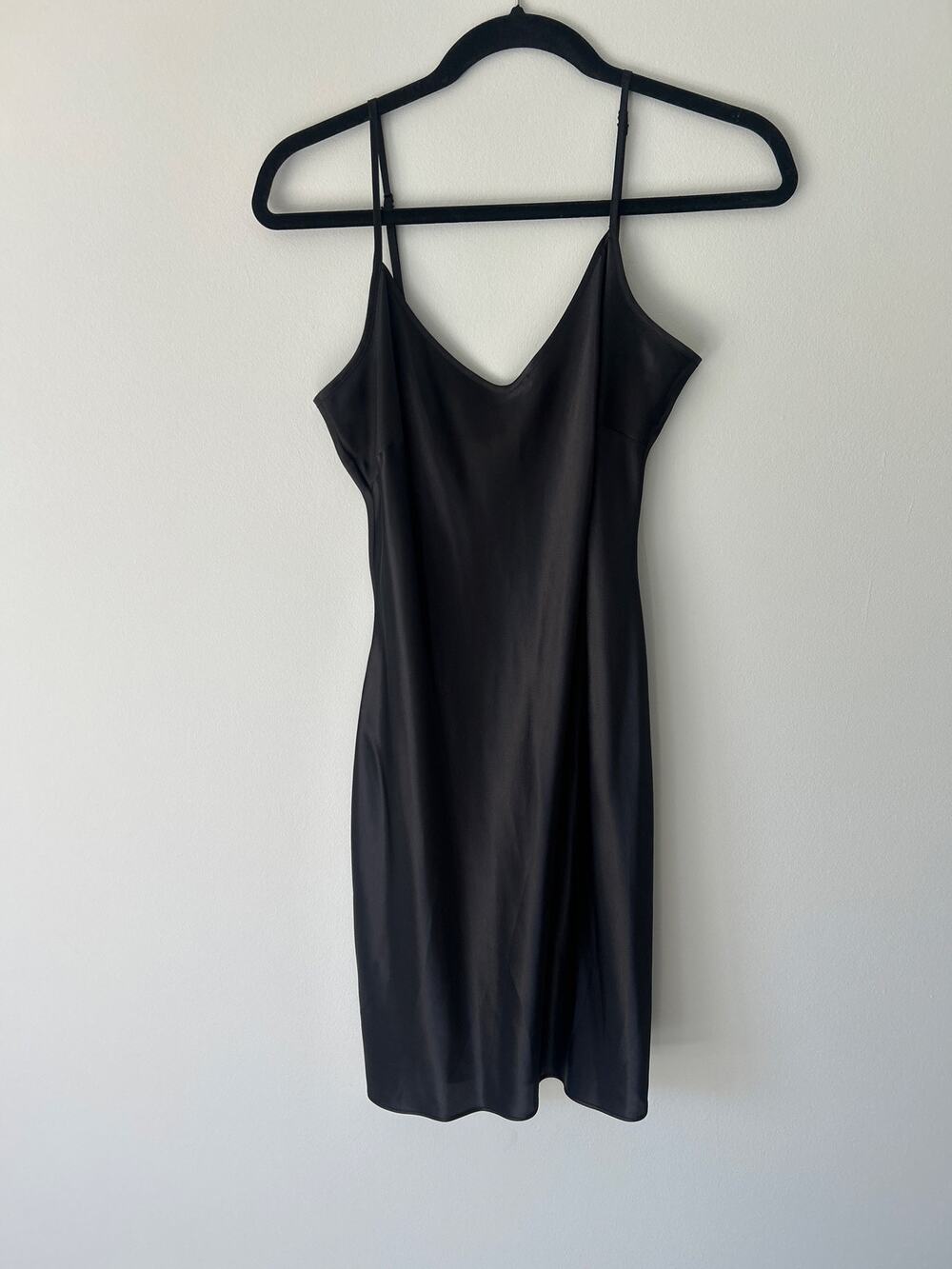 Laundry by Shelli Segal Black Slip Dress 10
